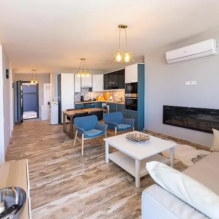 Daire Lovely And Stylish House With Shared Pool And Nature View In Bodrum Meşelik